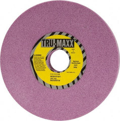 Tru-Maxx - 7" Diam x 1-1/4" Hole x 1" Thick, I Hardness, 60 Grit Surface Grinding Wheel - Aluminum Oxide, Type 1, Medium Grade, 3,600 Max RPM, Vitrified Bond, No Recess - Exact Industrial Supply