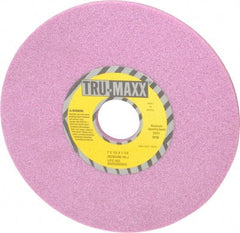 Tru-Maxx - 7" Diam x 1-1/4" Hole x 1/4" Thick, J Hardness, 46 Grit Surface Grinding Wheel - Aluminum Oxide, Type 1, Coarse Grade, 3,600 Max RPM, Vitrified Bond, No Recess - Exact Industrial Supply