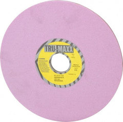 Tru-Maxx - 8" Diam x 1-1/4" Hole x 1/4" Thick, K Hardness, 80 Grit Surface Grinding Wheel - Aluminum Oxide, Type 1, Medium Grade, 3,600 Max RPM, Vitrified Bond, No Recess - Exact Industrial Supply