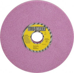 Tru-Maxx - 8" Diam x 1-1/4" Hole x 1" Thick, I Hardness, 46 Grit Surface Grinding Wheel - Aluminum Oxide, Type 1, Coarse Grade, 3,105 Max RPM, Vitrified Bond, No Recess - Exact Industrial Supply
