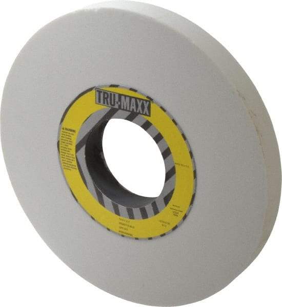 Tru-Maxx - 10" Diam x 3" Hole x 1" Thick, K Hardness, 80 Grit Surface Grinding Wheel - Aluminum Oxide, Type 1, Medium Grade, 3,250 Max RPM, Vitrified Bond, No Recess - Exact Industrial Supply