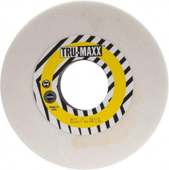 Tru-Maxx - 10" Diam x 3" Hole x 3/4" Thick, I Hardness, 46 Grit Surface Grinding Wheel - Aluminum Oxide, Type 1, Coarse Grade, 3,250 Max RPM, Vitrified Bond, No Recess - Exact Industrial Supply