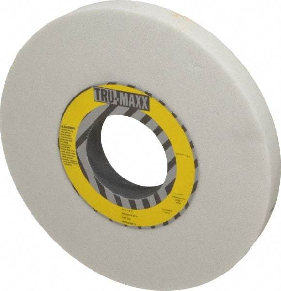 Tru-Maxx - 10" Diam x 3" Hole x 1" Thick, H Hardness, 46 Grit Surface Grinding Wheel - Aluminum Oxide, Type 1, Coarse Grade, 2,480 Max RPM, Vitrified Bond, No Recess - Exact Industrial Supply