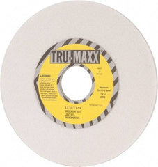 Tru-Maxx - 6" Diam x 1-1/4" Hole x 1/4" Thick, I Hardness, 60 Grit Surface Grinding Wheel - Aluminum Oxide, Type 1, Medium Grade, 5,410 Max RPM, Vitrified Bond, No Recess - Exact Industrial Supply