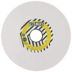 Tru-Maxx - 12" Diam x 3" Hole x 3/4" Thick, H Hardness, 60 Grit Surface Grinding Wheel - Aluminum Oxide, Type 1, Medium Grade, 2,705 Max RPM, Vitrified Bond, No Recess - Exact Industrial Supply
