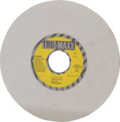 Tru-Maxx - 7" Diam x 1-1/4" Hole x 1/4" Thick, J Hardness, 80 Grit Surface Grinding Wheel - Aluminum Oxide, Type 1, Medium Grade, 3,600 Max RPM, Vitrified Bond, No Recess - Exact Industrial Supply