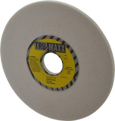 Tru-Maxx - 7" Diam x 1-1/4" Hole x 1/4" Thick, I Hardness, 80 Grit Surface Grinding Wheel - Aluminum Oxide, Type 1, Medium Grade, 3,600 Max RPM, Vitrified Bond, No Recess - Exact Industrial Supply