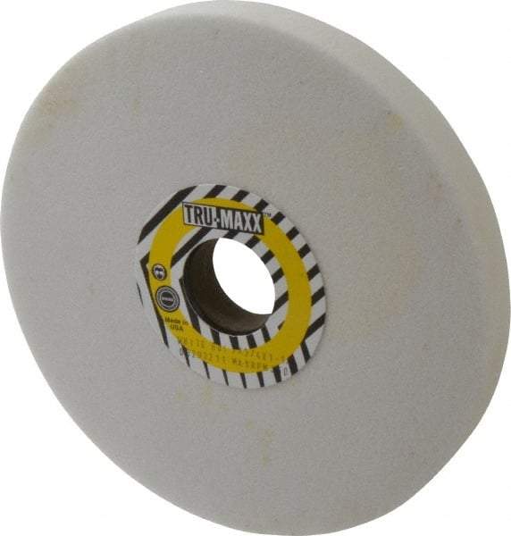 Tru-Maxx - 7" Diam x 1-1/4" Hole x 3/4" Thick, I Hardness, 60 Grit Surface Grinding Wheel - Aluminum Oxide, Type 1, Medium Grade, 3,600 Max RPM, Vitrified Bond, No Recess - Exact Industrial Supply