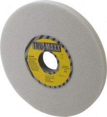 Tru-Maxx - 7" Diam x 1-1/4" Hole x 1/2" Thick, K Hardness, 46 Grit Surface Grinding Wheel - Aluminum Oxide, Type 1, Coarse Grade, 3,600 Max RPM, Vitrified Bond, No Recess - Exact Industrial Supply