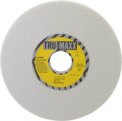Tru-Maxx - 7" Diam x 1-1/4" Hole x 1/2" Thick, H Hardness, 60 Grit Surface Grinding Wheel - Aluminum Oxide, Type 1, Medium Grade, 3,600 Max RPM, Vitrified Bond, No Recess - Exact Industrial Supply
