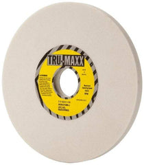 Tru-Maxx - 7" Diam x 1-1/4" Hole x 1/2" Thick, J Hardness, 80 Grit Surface Grinding Wheel - Aluminum Oxide, Type 1, Medium Grade, 3,600 Max RPM, Vitrified Bond, No Recess - Exact Industrial Supply