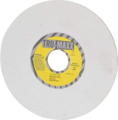 Tru-Maxx - 7" Diam x 1-1/4" Hole x 1/4" Thick, H Hardness, 100 Grit Surface Grinding Wheel - Aluminum Oxide, Type 1, Fine Grade, 3,600 Max RPM, Vitrified Bond, No Recess - Exact Industrial Supply