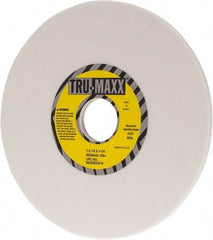 Tru-Maxx - 7" Diam x 1-1/4" Hole x 1/4" Thick, I Hardness, 100 Grit Surface Grinding Wheel - Aluminum Oxide, Type 1, Fine Grade, 3,600 Max RPM, Vitrified Bond, No Recess - Exact Industrial Supply