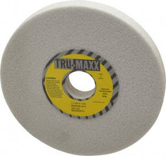 Tru-Maxx - 7" Diam x 1-1/4" Hole x 3/4" Thick, H Hardness, 46 Grit Surface Grinding Wheel - Aluminum Oxide, Type 1, Coarse Grade, 3,600 Max RPM, Vitrified Bond, No Recess - Exact Industrial Supply
