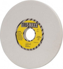 Tru-Maxx - 7" Diam x 1-1/4" Hole x 1/2" Thick, H Hardness, 80 Grit Surface Grinding Wheel - Aluminum Oxide, Type 1, Medium Grade, 3,600 Max RPM, Vitrified Bond, No Recess - Exact Industrial Supply