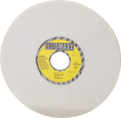 Tru-Maxx - 8" Diam x 1-1/4" Hole x 1/4" Thick, K Hardness, 60 Grit Surface Grinding Wheel - Aluminum Oxide, Type 1, Medium Grade, 3,600 Max RPM, Vitrified Bond, No Recess - Exact Industrial Supply