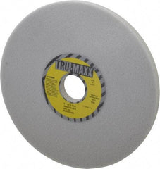 Tru-Maxx - 8" Diam x 1-1/4" Hole x 1/2" Thick, K Hardness, 46 Grit Surface Grinding Wheel - Aluminum Oxide, Type 1, Coarse Grade, 3,600 Max RPM, Vitrified Bond, No Recess - Exact Industrial Supply