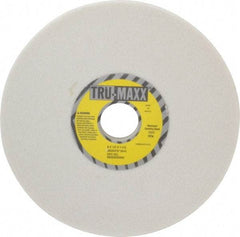 Tru-Maxx - 8" Diam x 1-1/4" Hole x 1/2" Thick, H Hardness, 60 Grit Surface Grinding Wheel - Aluminum Oxide, Type 1, Medium Grade, 3,600 Max RPM, Vitrified Bond, No Recess - Exact Industrial Supply