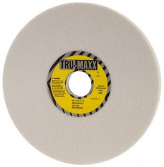 Tru-Maxx - 8" Diam x 1-1/4" Hole x 1/2" Thick, I Hardness, 60 Grit Surface Grinding Wheel - Aluminum Oxide, Type 1, Medium Grade, 3,600 Max RPM, Vitrified Bond, No Recess - Exact Industrial Supply