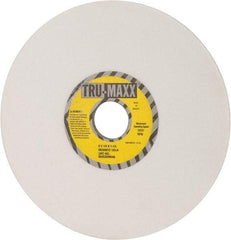 Tru-Maxx - 8" Diam x 1-1/4" Hole x 1/4" Thick, K Hardness, 150 Grit Surface Grinding Wheel - Aluminum Oxide, Type 1, Very Fine Grade, 3,600 Max RPM, Vitrified Bond, No Recess - Exact Industrial Supply