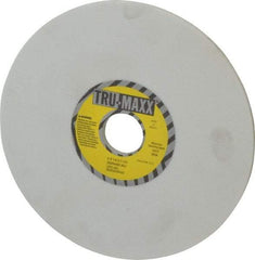 Tru-Maxx - 8" Diam x 1-1/4" Hole x 1/4" Thick, I Hardness, 80 Grit Surface Grinding Wheel - Aluminum Oxide, Type 1, Medium Grade, 3,600 Max RPM, Vitrified Bond, No Recess - Exact Industrial Supply