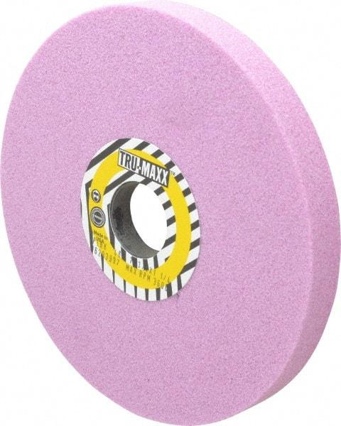 Tru-Maxx - 7" Diam x 1-1/4" Hole x 3/4" Thick, I Hardness, 46 Grit Surface Grinding Wheel - Aluminum Oxide, Type 5, Coarse Grade, 3,600 Max RPM, Vitrified Bond, One-Side Recess - Exact Industrial Supply