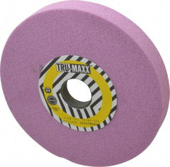 Tru-Maxx - 7" Diam x 1-1/4" Hole x 1" Thick, I Hardness, 46 Grit Surface Grinding Wheel - Aluminum Oxide, Type 5, Coarse Grade, 3,600 Max RPM, Vitrified Bond, One-Side Recess - Exact Industrial Supply