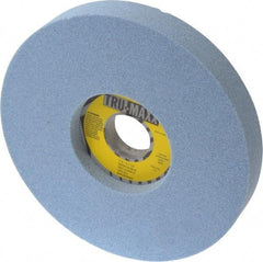 Tru-Maxx - 7" Diam x 1-1/4" Hole x 1" Thick, K Hardness, 60 Grit Surface Grinding Wheel - Ceramic, Type 5, Medium Grade, 3,600 Max RPM, Vitrified Bond, One-Side Recess - Exact Industrial Supply