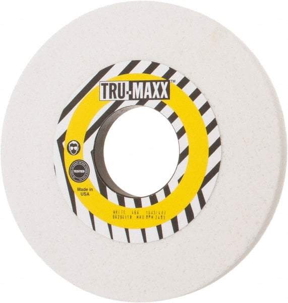 Tru-Maxx - 10" Diam x 3" Hole x 3/4" Thick, G Hardness, 46 Grit Surface Grinding Wheel - Aluminum Oxide, Type 1, Coarse Grade, 2,483 Max RPM, Vitrified Bond, No Recess - Exact Industrial Supply