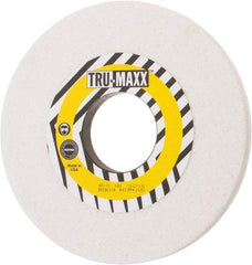 Tru-Maxx - 10" Diam x 3" Hole x 3/4" Thick, G Hardness, 46 Grit Surface Grinding Wheel - Aluminum Oxide, Type 1, Coarse Grade, 2,483 Max RPM, Vitrified Bond, No Recess - Exact Industrial Supply