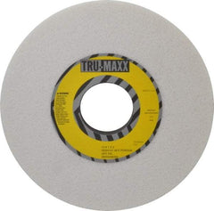 Tru-Maxx - 12" Diam x 3" Hole x 1" Thick, F Hardness, 46 Grit Surface Grinding Wheel - Aluminum Oxide, Type 1, Coarse Grade, 2,070 Max RPM, Vitrified Bond, No Recess - Exact Industrial Supply