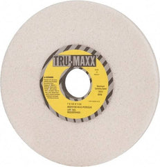 Tru-Maxx - 7" Diam x 1-1/4" Hole x 1/2" Thick, G Hardness, 60 Grit Surface Grinding Wheel - Aluminum Oxide, Type 1, Medium Grade, 3,600 Max RPM, Vitrified Bond, No Recess - Exact Industrial Supply