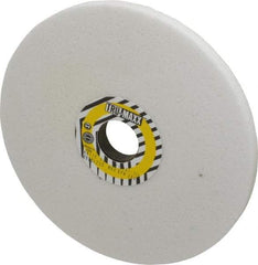 Tru-Maxx - 8" Diam x 1-1/4" Hole x 1/2" Thick, H Hardness, 46 Grit Surface Grinding Wheel - Aluminum Oxide, Type 1, Coarse Grade, 3,600 Max RPM, Vitrified Bond, No Recess - Exact Industrial Supply