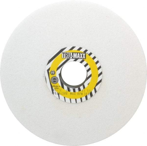Tru-Maxx - 7" Diam x 1-1/4" Hole x 1" Thick, H Hardness, 46 Grit Surface Grinding Wheel - Aluminum Oxide, Type 5, Coarse Grade, 3,600 Max RPM, Vitrified Bond, One-Side Recess - Exact Industrial Supply