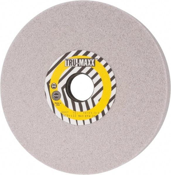 Tru-Maxx - 8" Diam x 1-1/4" Hole x 1" Thick, I Hardness, 46 Grit Surface Grinding Wheel - Aluminum Oxide, Type 5, Coarse Grade, 3,600 Max RPM, Vitrified Bond, One-Side Recess - Exact Industrial Supply