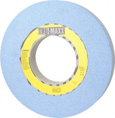 Tru-Maxx - 12" Diam x 5" Hole x 1-1/2" Thick, I Hardness, 46 Grit Surface Grinding Wheel - Ceramic, Type 1, Coarse Grade, 2,705 Max RPM, Vitrified Bond, No Recess - Exact Industrial Supply
