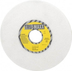 Tru-Maxx - 7" Diam x 1-1/4" Hole x 1/4" Thick, J Hardness, 46 Grit Surface Grinding Wheel - Ceramic, Type 1, Coarse Grade, 3,600 Max RPM, Vitrified Bond, No Recess - Exact Industrial Supply