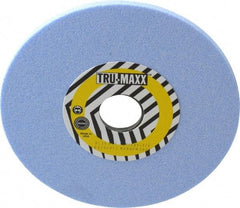 Tru-Maxx - 7" Diam x 1-1/4" Hole x 1/4" Thick, I Hardness, 60 Grit Surface Grinding Wheel - Ceramic, Type 1, Medium Grade, 3,600 Max RPM, Vitrified Bond, No Recess - Exact Industrial Supply