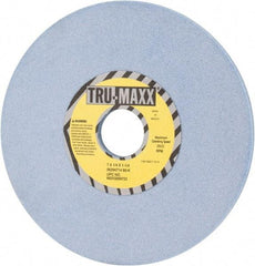 Tru-Maxx - 7" Diam x 1-1/4" Hole x 1/4" Thick, K Hardness, 80 Grit Surface Grinding Wheel - Ceramic, Type 1, Medium Grade, 3,600 Max RPM, Vitrified Bond, No Recess - Exact Industrial Supply