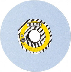Tru-Maxx - 7" Diam x 1-1/4" Hole x 1/2" Thick, K Hardness, 80 Grit Surface Grinding Wheel - Ceramic, Type 1, Medium Grade, 3,600 Max RPM, Vitrified Bond, No Recess - Exact Industrial Supply