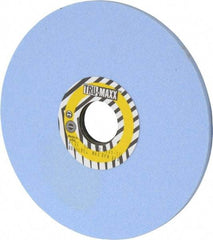 Tru-Maxx - 7" Diam x 1-1/4" Hole x 1/4" Thick, I Hardness, 80 Grit Surface Grinding Wheel - Ceramic, Type 1, Medium Grade, 3,600 Max RPM, Vitrified Bond, No Recess - Exact Industrial Supply