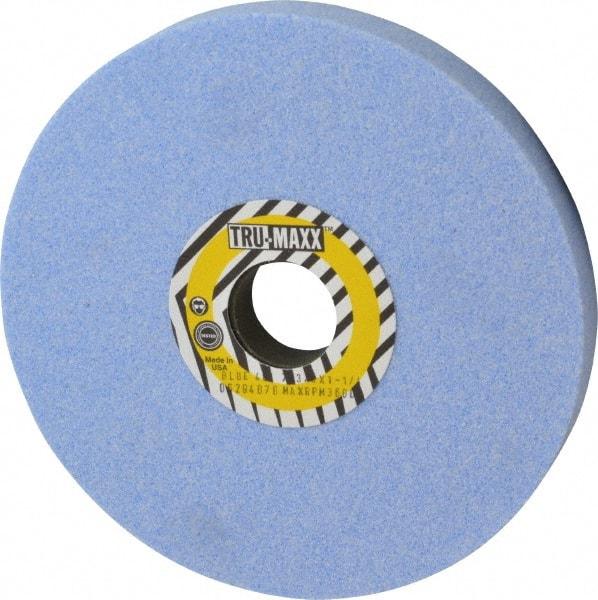 Tru-Maxx - 7" Diam x 1-1/4" Hole x 3/4" Thick, I Hardness, 46 Grit Surface Grinding Wheel - Ceramic, Type 1, Coarse Grade, 3,600 Max RPM, Vitrified Bond, No Recess - Exact Industrial Supply