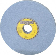 Tru-Maxx - 8" Diam x 1-1/4" Hole x 3/4" Thick, I Hardness, 46 Grit Surface Grinding Wheel - Ceramic, Type 1, Coarse Grade, 3,105 Max RPM, Vitrified Bond, No Recess - Exact Industrial Supply