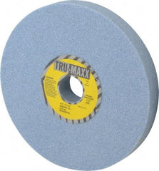 Tru-Maxx - 8" Diam x 1-1/4" Hole x 1" Thick, I Hardness, 46 Grit Surface Grinding Wheel - Ceramic, Type 1, Coarse Grade, 3,105 Max RPM, Vitrified Bond, No Recess - Exact Industrial Supply