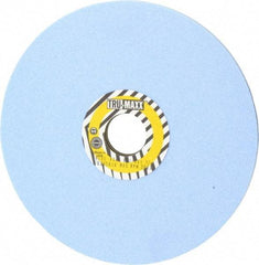 Tru-Maxx - 8" Diam x 1-1/4" Hole x 1/4" Thick, K Hardness, 80 Grit Surface Grinding Wheel - Ceramic, Type 1, Medium Grade, 3,600 Max RPM, Vitrified Bond, No Recess - Exact Industrial Supply