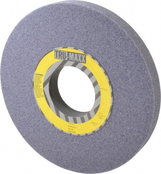 Tru-Maxx - 10" Diam x 3" Hole x 1" Thick, I Hardness, 46 Grit Surface Grinding Wheel - Aluminum Oxide, Type 1, Coarse Grade, 3,250 Max RPM, Vitrified Bond, No Recess - Exact Industrial Supply