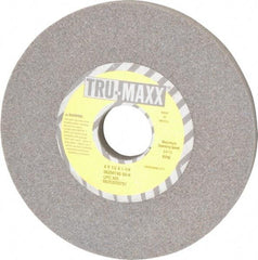 Tru-Maxx - 6" Diam x 1-1/4" Hole x 1/2" Thick, K Hardness, 60 Grit Surface Grinding Wheel - Aluminum Oxide, Type 1, Medium Grade, 5,410 Max RPM, Vitrified Bond, No Recess - Exact Industrial Supply