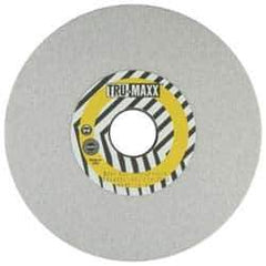 Tru-Maxx - 10" Diam x 3" Hole x 3/4" Thick, I Hardness, 46 Grit Surface Grinding Wheel - Aluminum Oxide, Type 1, Coarse Grade, 3,250 Max RPM, Vitrified Bond, No Recess - Exact Industrial Supply