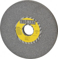 Tru-Maxx - 7" Diam x 1-1/4" Hole x 1/2" Thick, K Hardness, 46 Grit Surface Grinding Wheel - Aluminum Oxide, Type 1, Coarse Grade, 3,600 Max RPM, Vitrified Bond, No Recess - Exact Industrial Supply
