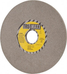 Tru-Maxx - 7" Diam x 1-1/4" Hole x 1/4" Thick, K Hardness, 120 Grit Surface Grinding Wheel - Aluminum Oxide, Type 1, Fine Grade, 3,600 Max RPM, Vitrified Bond, No Recess - Exact Industrial Supply